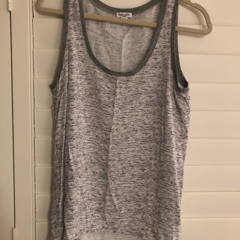 Splendid Grey Sleeveless top